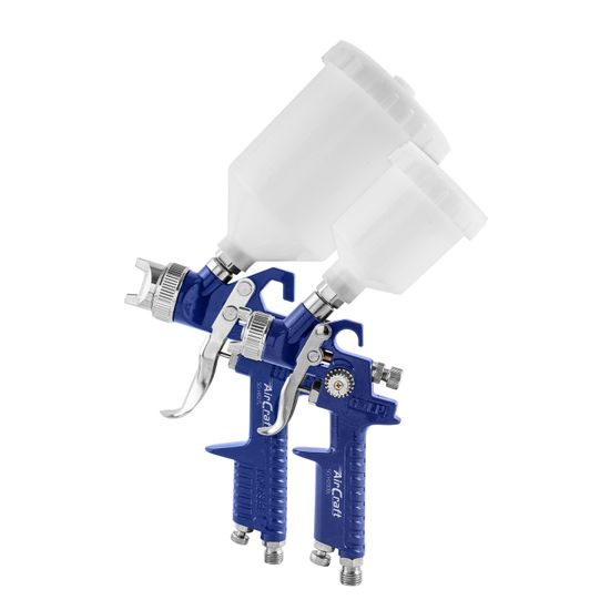 Spray Gun Gravity Hvlp Sg H827 & Mini Sg H2000 Combo Box
